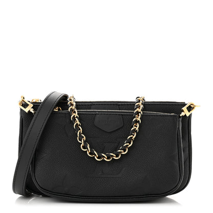 Louis Vuitton Empreinte Monogram Giant Multi Pochette Accessories Black 1 of 10
