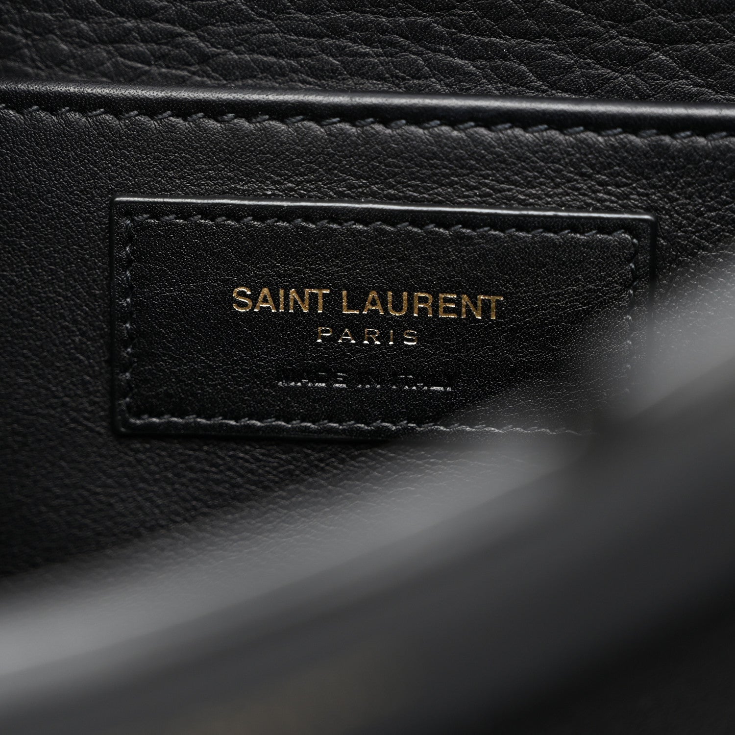 Saint Laurent Smooth Calfskin Small Monogram Cabas Black 6 of 12