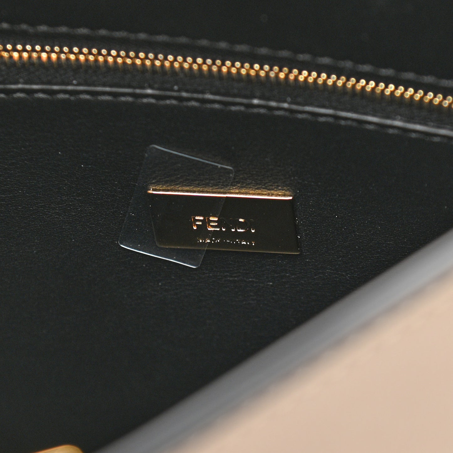Vitello Tahiti Burro Medium Peekaboo Iconic Essentially Satchel Tortora Black
