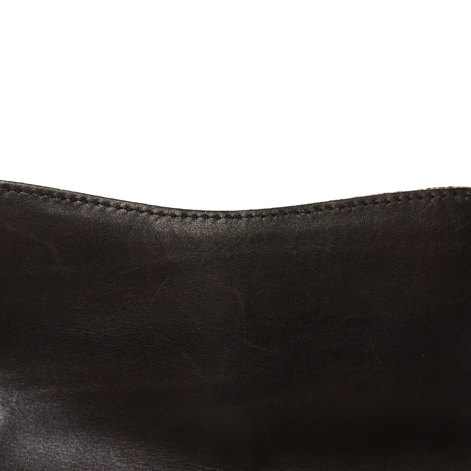 Gucci Monogram Studded Small Horsebit Clutch Dark Brown 11 of 11