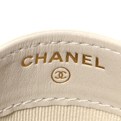 Chanel Caviar Quilted Card Holder Grey 6 of 8