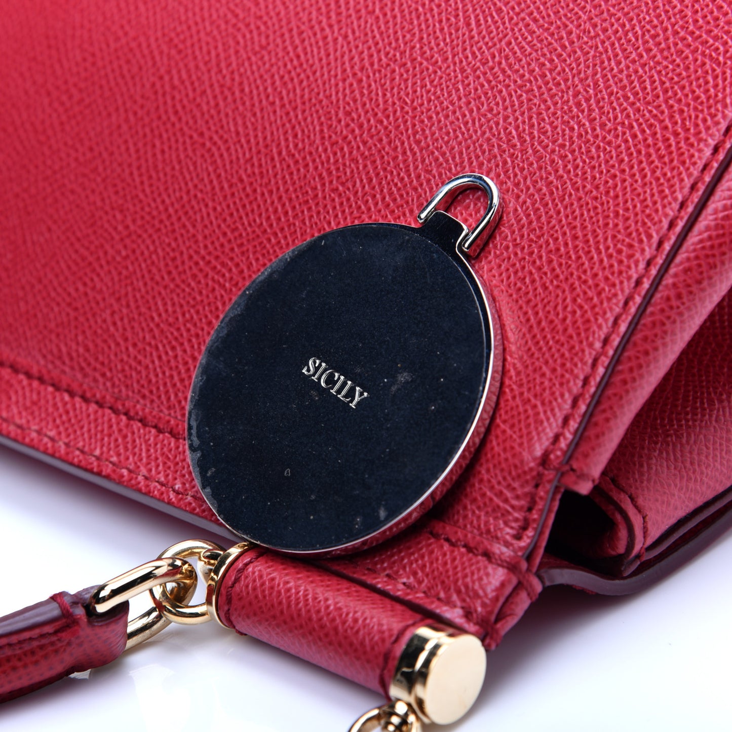 Dauphine Small Miss Sicily Satchel Rosso