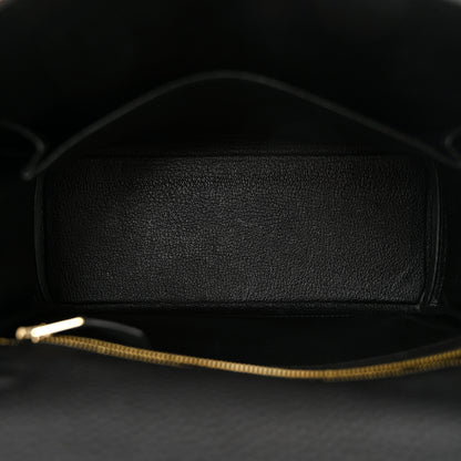 Hermes Togo Lizard Kelly Retourne Touch 25 Black Black 5 of 11