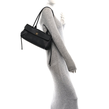 Chanel Grained Calfskin Stitched Urban Essentials Small Shopping Bag Black 2 of 10