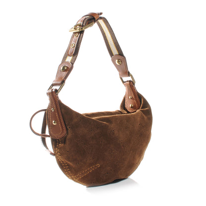 Louis Vuitton Suede Mahina Onatah Pochette Cacao 2 of 7