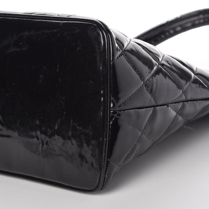 Chanel Patent Medallion Tote Black 13 of 13