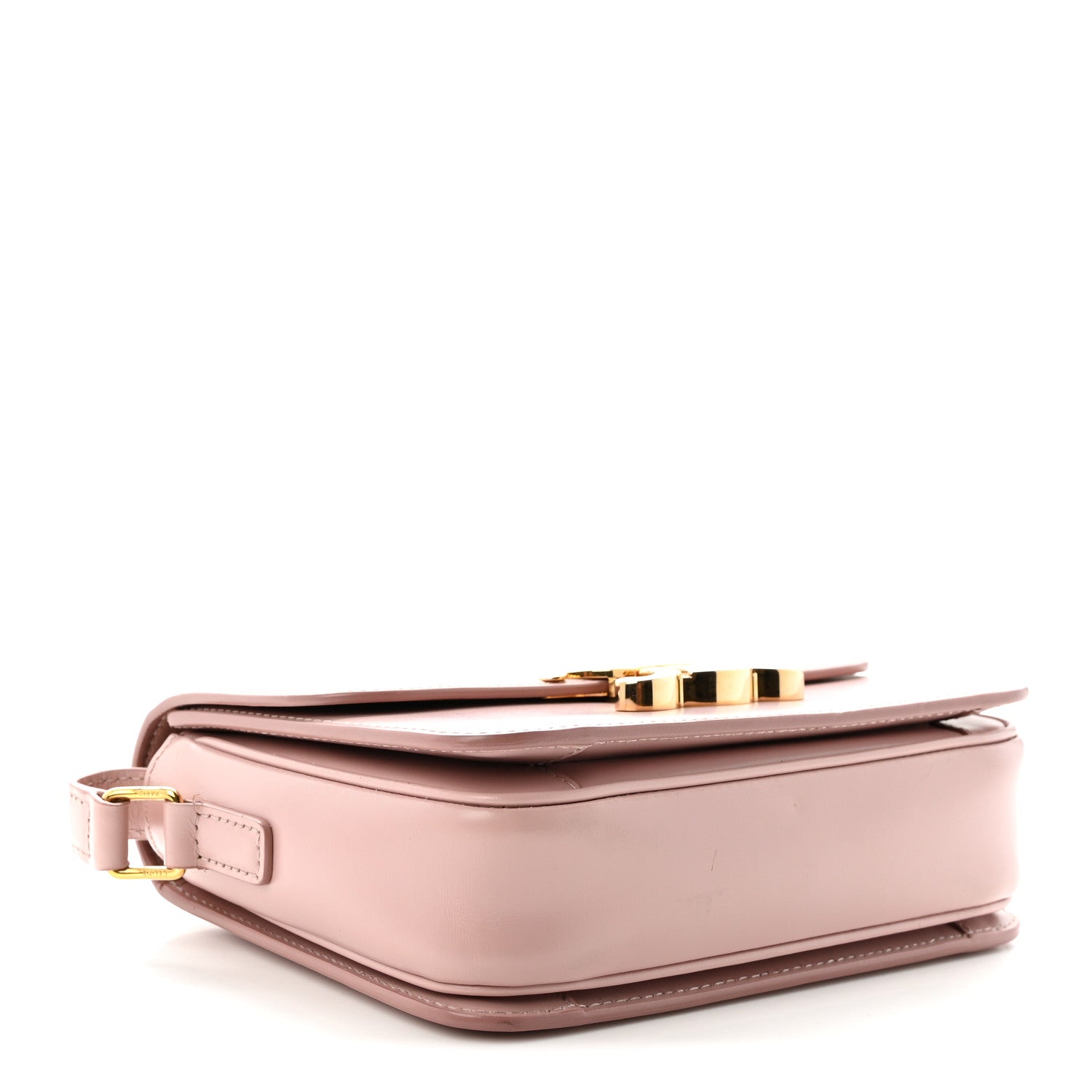 Celine Shiny Calfskin Teen Triomphe Vintage Pink 4 of 10
