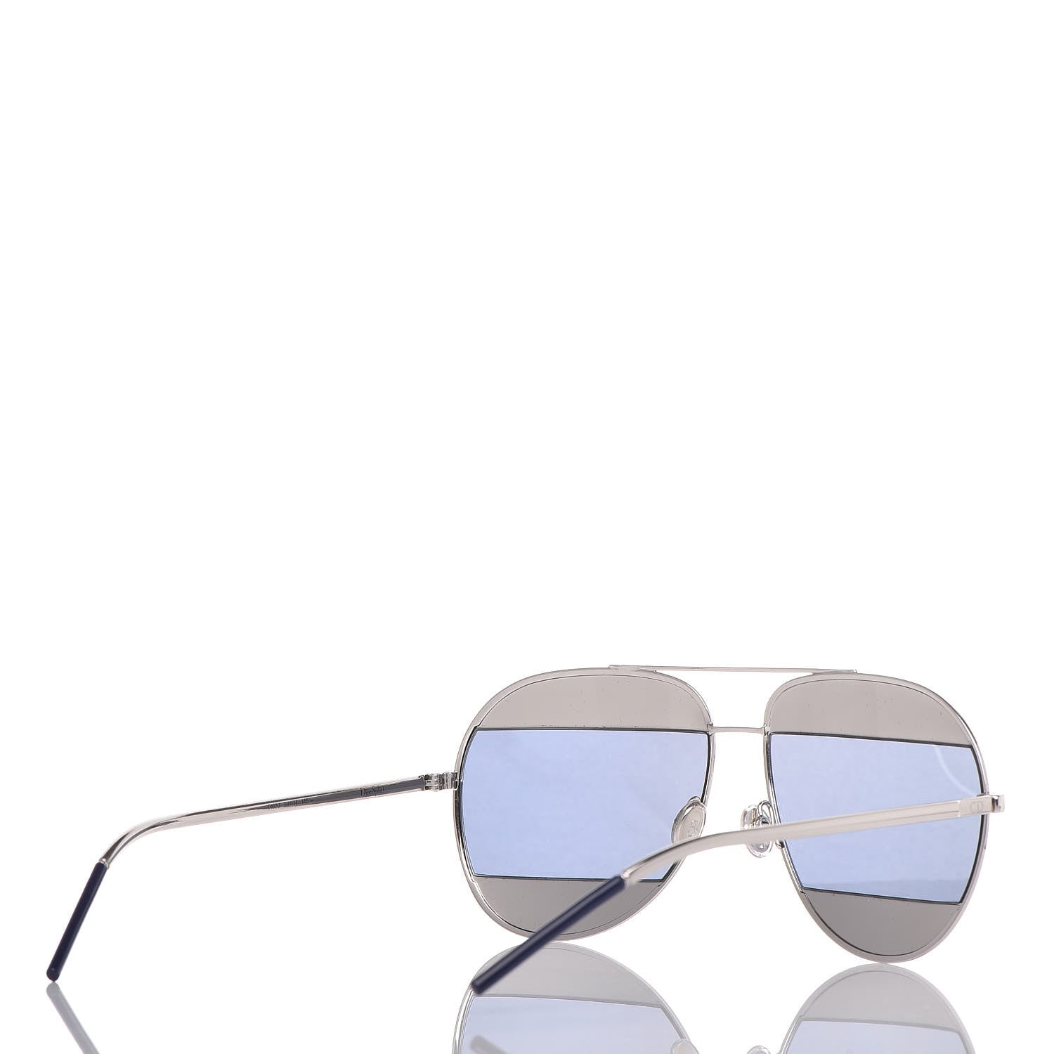Christian Dior Split 1 Aviator Sunglasses Silver 4 of 7