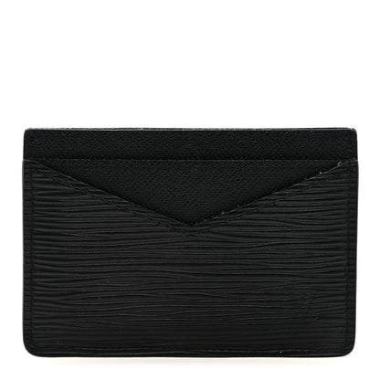 Louis Vuitton Epi Neo Porte-Cartes Card Holder Black 1 of 6