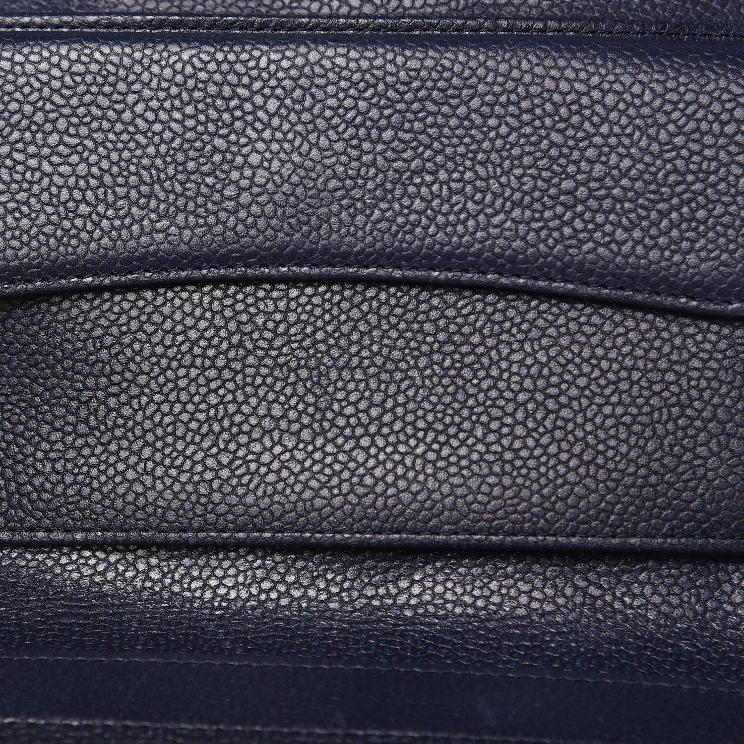 Chanel Metallic Caviar Quilted Reissue Long Flap Wallet Navy Blue 14 of 16