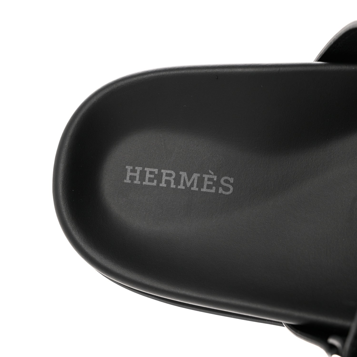Hermes Calfskin Womens Chypre Sandals 38 Black 7 of 9