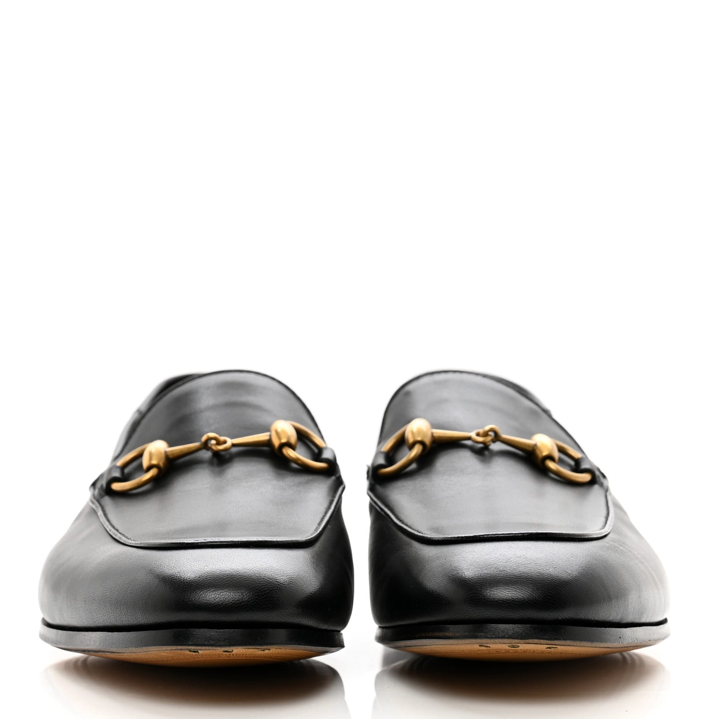 Lambskin Mens Brixton Horsebit Loafers 5.5 Black
