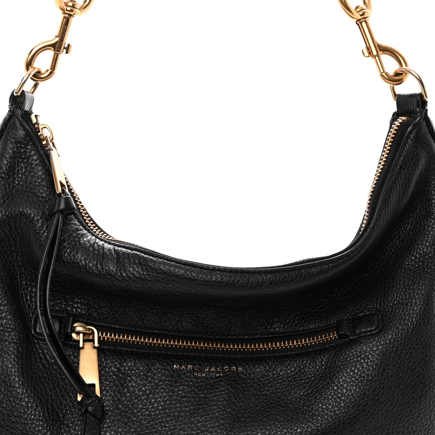 Marc Jacobs Pebbled Calfskin Hobo Black 8 of 12