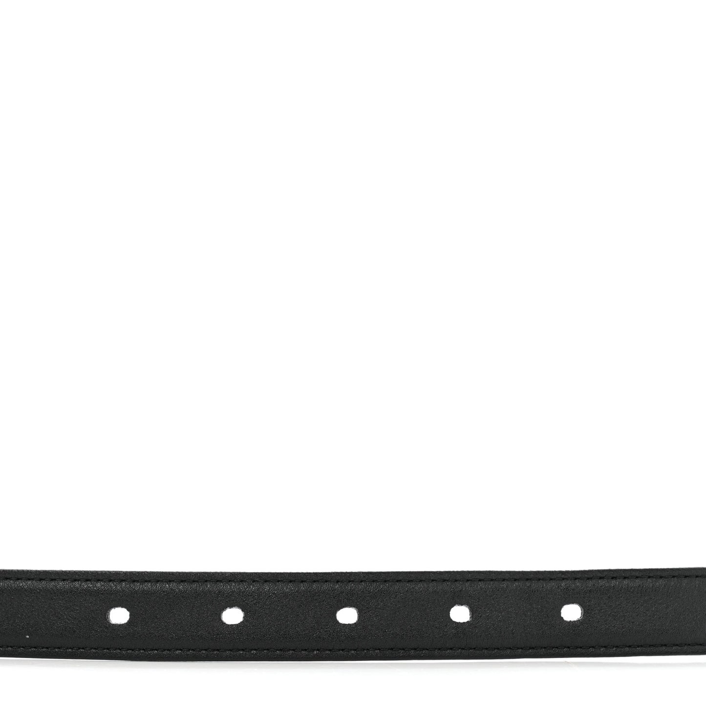 Smooth Calfskin Monogram Square Buckle Belt 80 32 Black