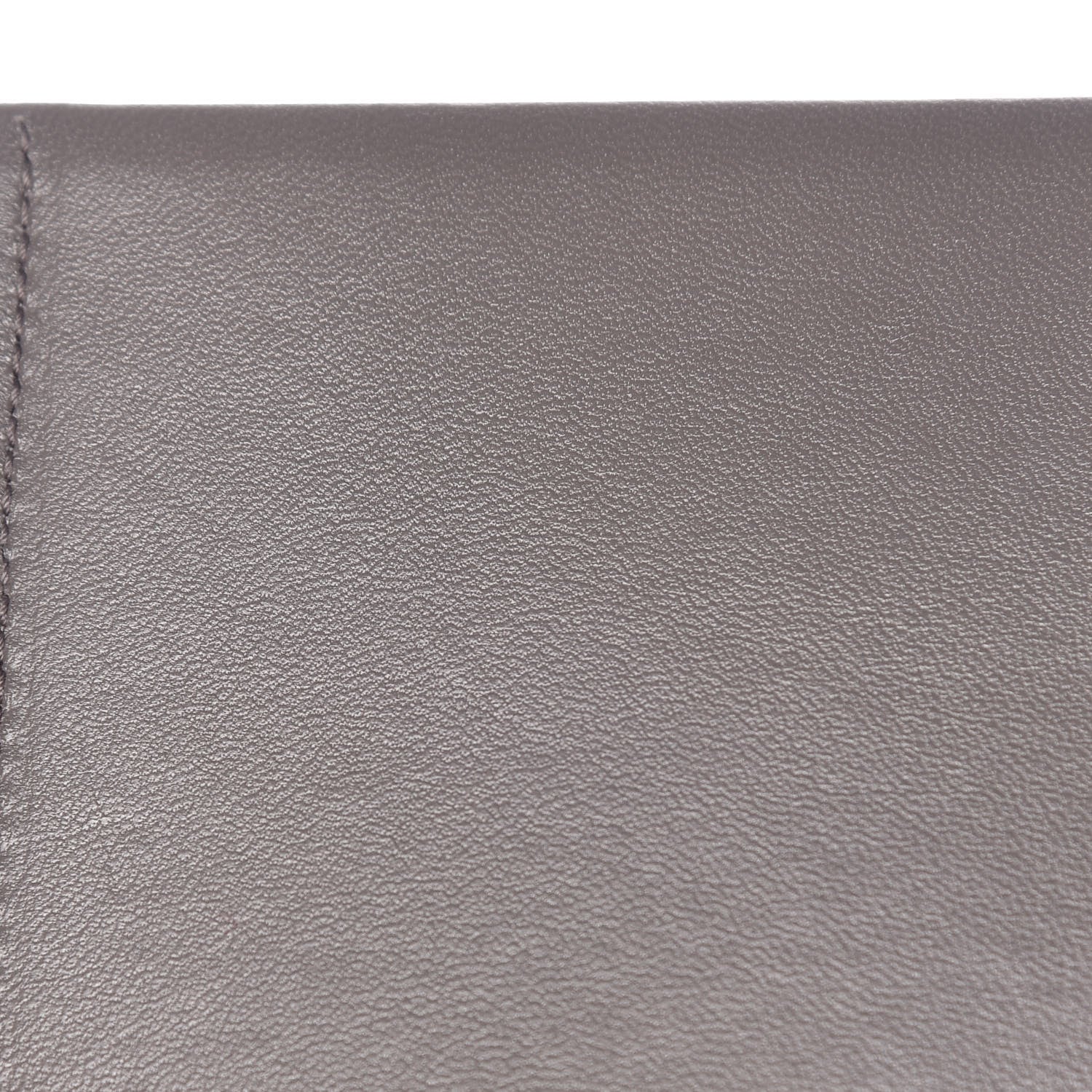 Saint Laurent Calfskin Crocodile Embossed Kate Monogram Tassel Chain Wallet Fog 9 of 10