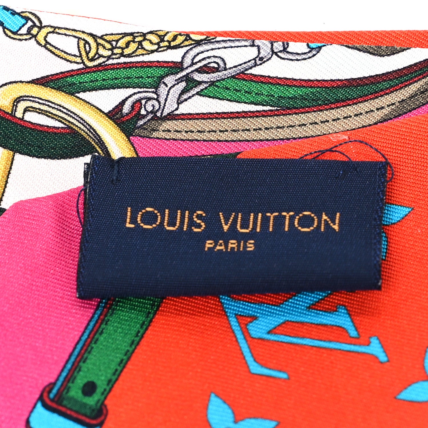 Louis Vuitton Silk Monogram All That Straps BB Bandeau Red Multicolor 3 of 3