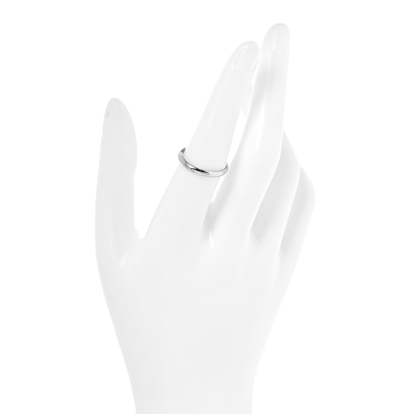 Platinum 2.5mm 1895 Wedding Band Ring 55 7.25