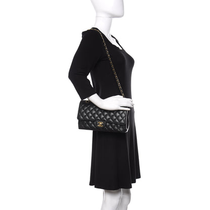 Chanel Caviar Quilted Medium Double Flap Black 3 of 20