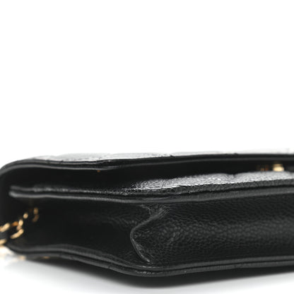 Chanel Caviar Quilted Wallet On Chain WOC Black 9 of 10