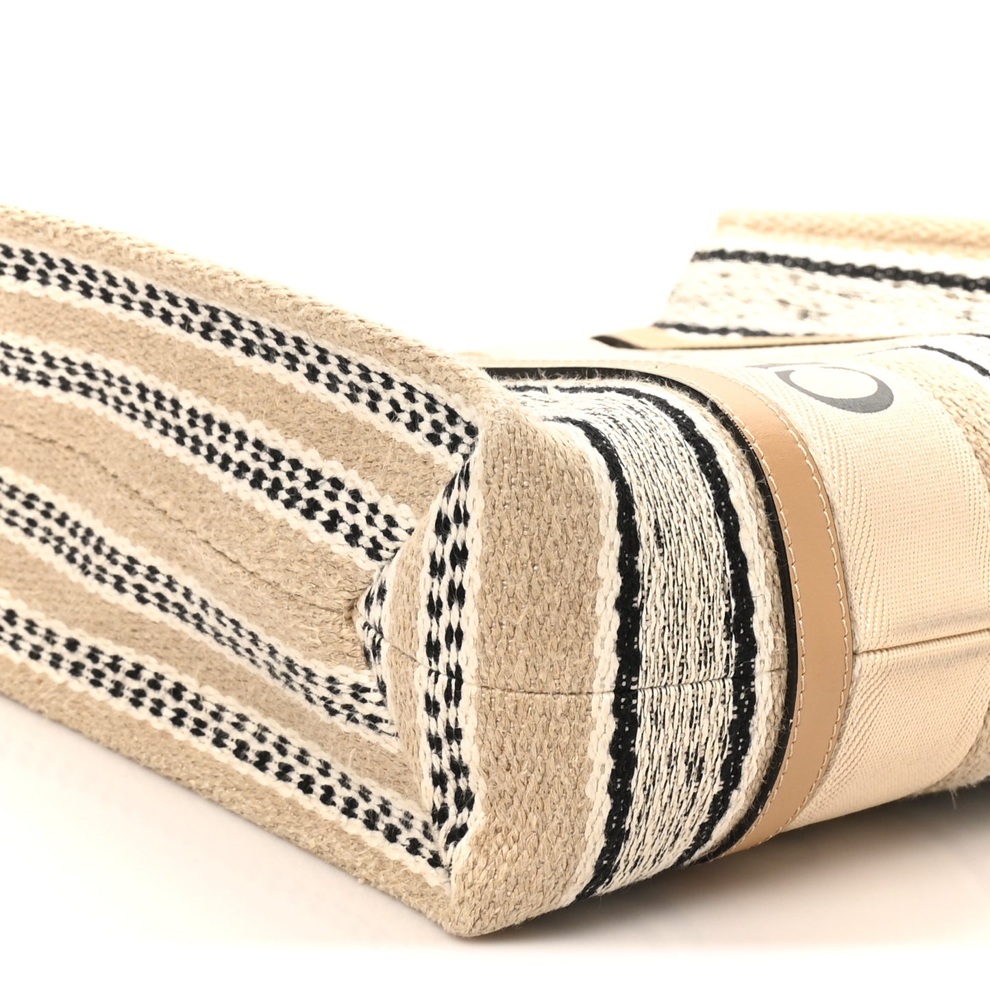 Knit Medium Woody Ribbon Tote Multicolor