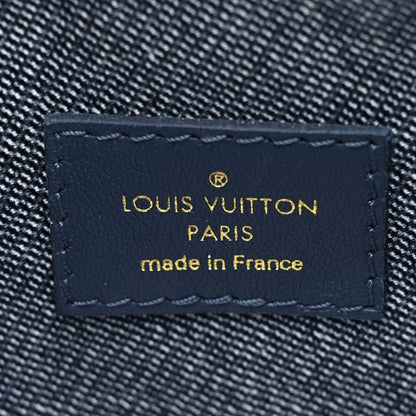 Louis Vuitton Lambskin Embossed Monogram Coussin PM Denim Blue 8 of 12