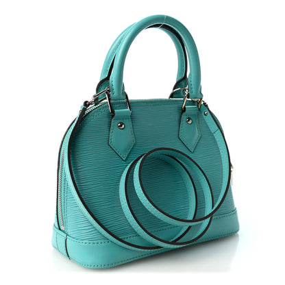 Louis Vuitton Epi Alma BB Turquoise 3 of 10