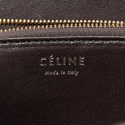 Celine Python Medium Classic Box Flap Bag Storm 6 of 12