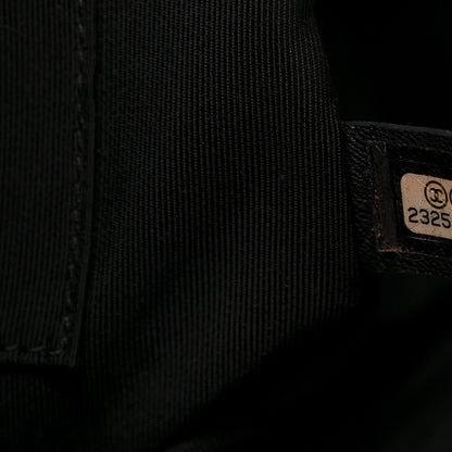 Chanel Calfskin Quilted Medium Frame in Chain Flap Black 7 of 10