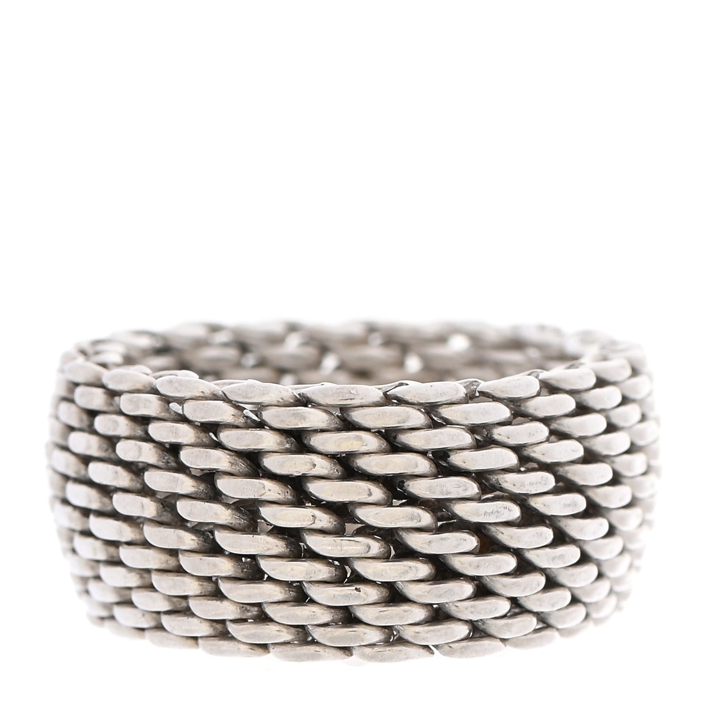 Sterling Silver Somerset Mesh Ring 55 7.25