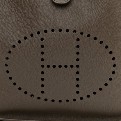 Hermes Epsom Evelyne III GM Etain 7 of 9