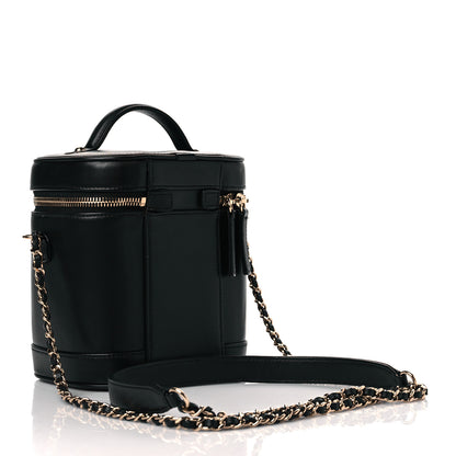 Chanel Lambskin Timeless Vanity Cosmetic Case Black 3 of 10