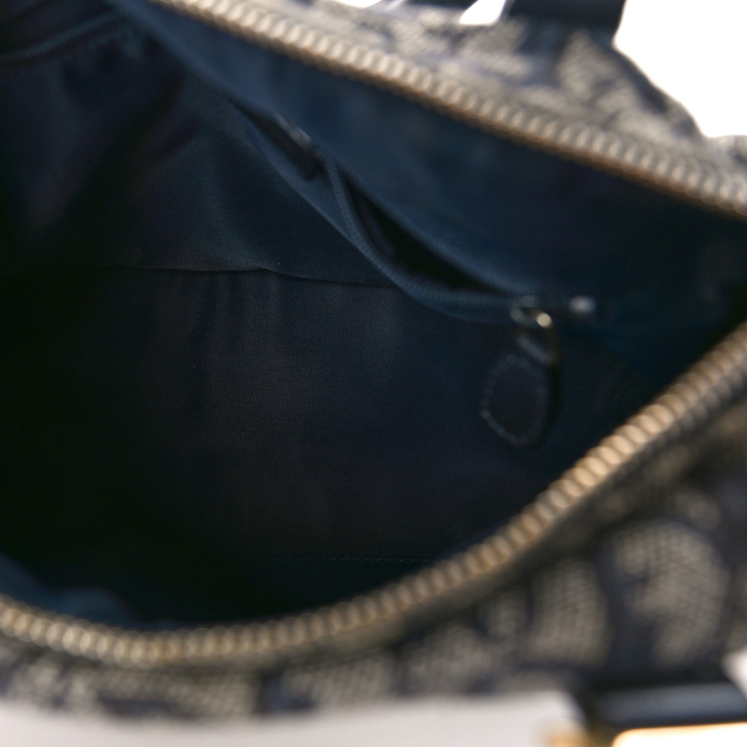 Christian Dior Monogram Boston Navy Blue 5 of 13