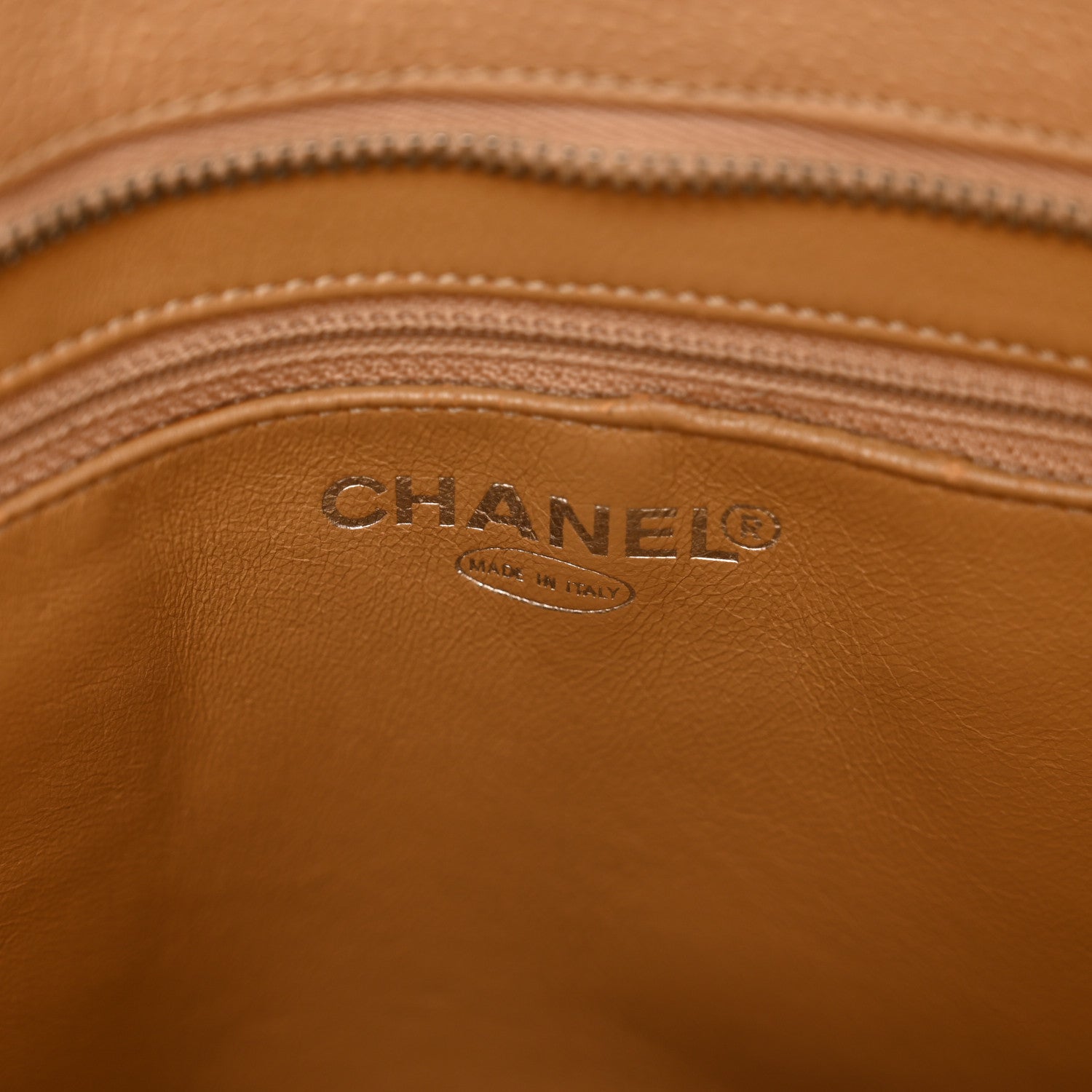 Chanel Caviar Quilted Medallion Tote Beige 7 of 11