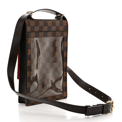 Louis Vuitton Damier Ebene Portobello Travel Shoulder Bag 3 of 10