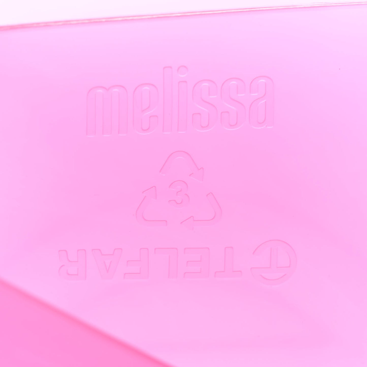 x MELISSA Jelly Medium Shopping Bag Clear Pink