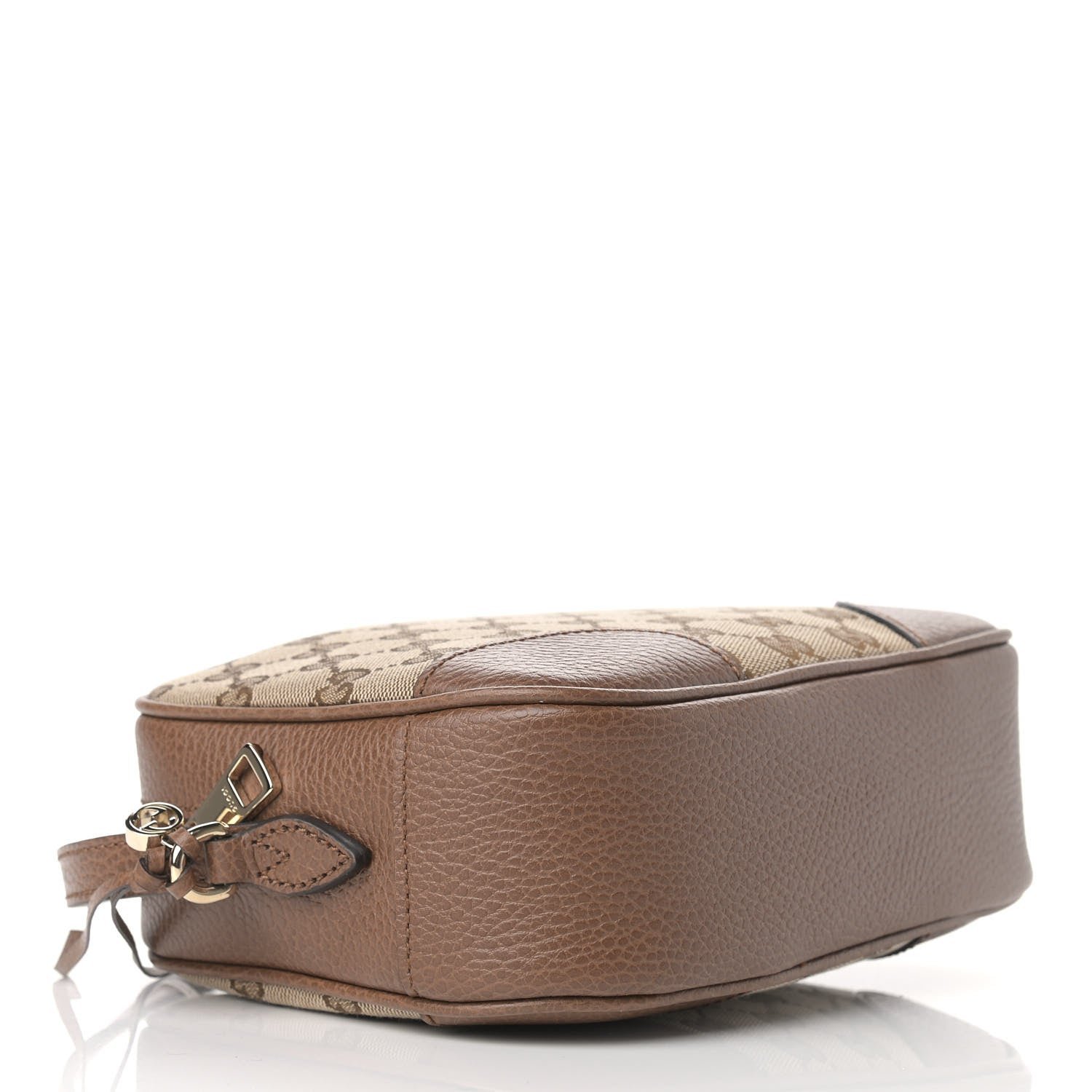 Gucci Monogram Mini Bree Messenger Bag Beige Tabacco 4 of 9