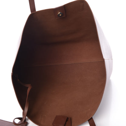 Saint Laurent Calfskin Large Shopping Tote Old Brandy 5 of 13
