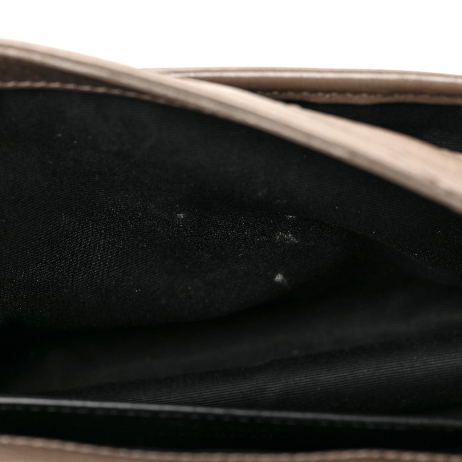 Saint Laurent Crinkled Calfskin Matelasse Monogram Baby Niki Chain Satchel Greyish Brown 10 of 11