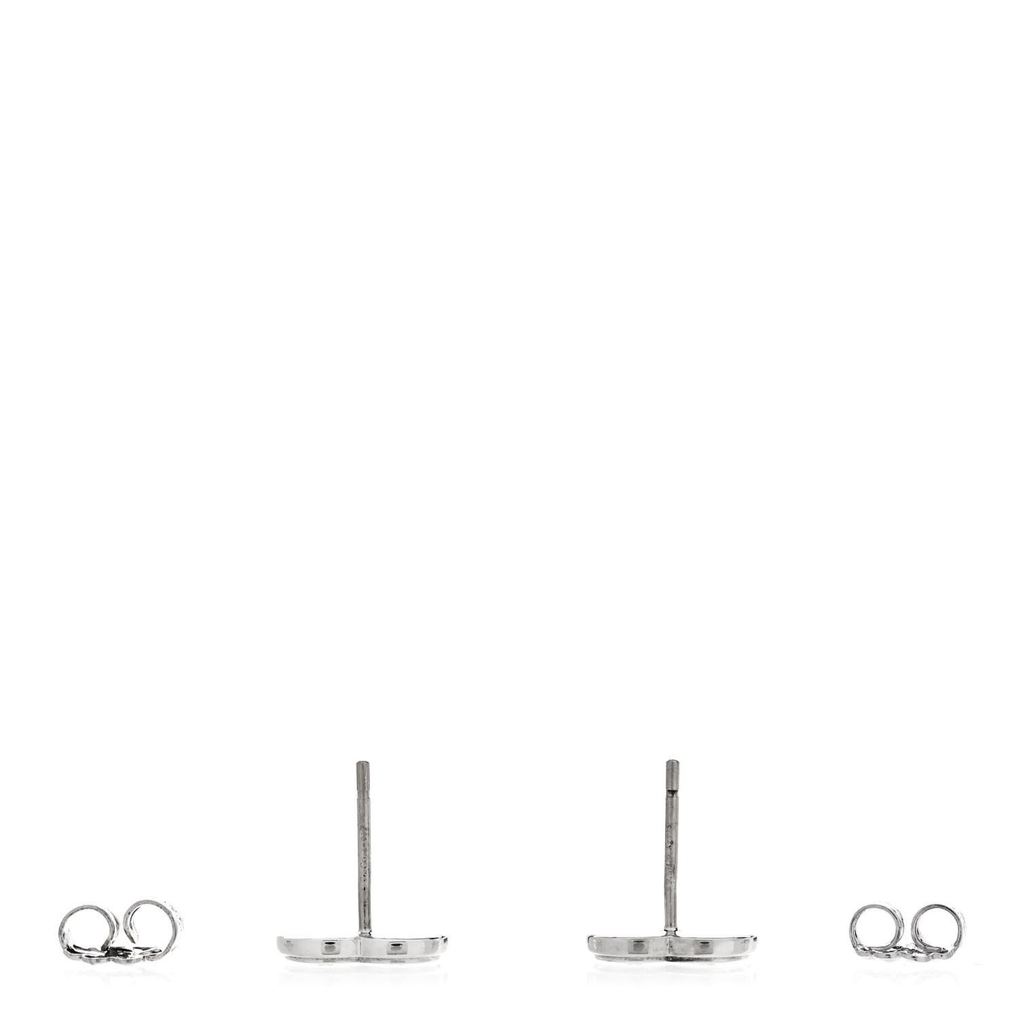 Sterling Silver Enamel Mini Return to Tiffany Love Heart Earrings Blue