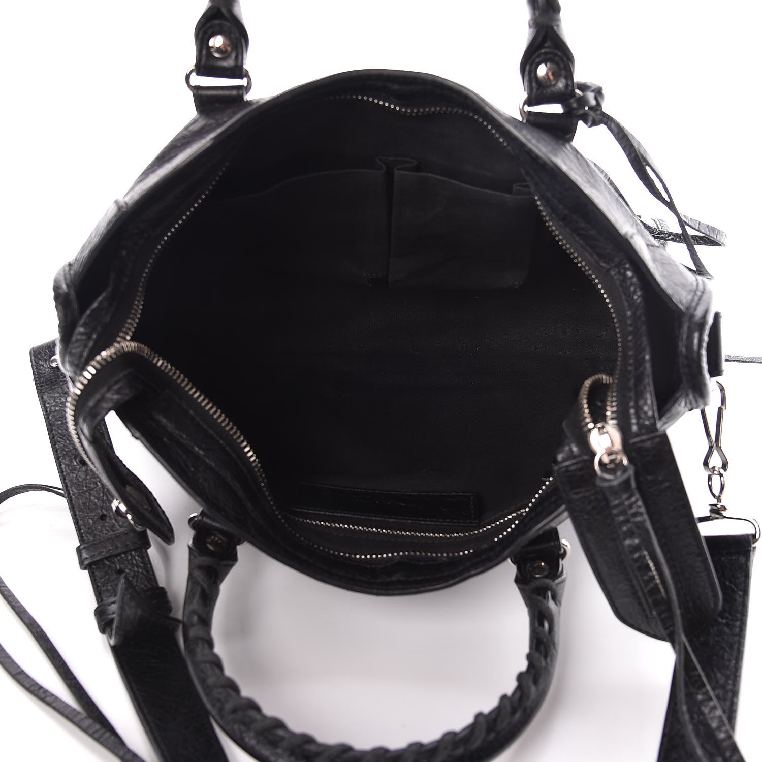 Balenciaga Agneau Classic Silver Hardware S City Black 5 of 11