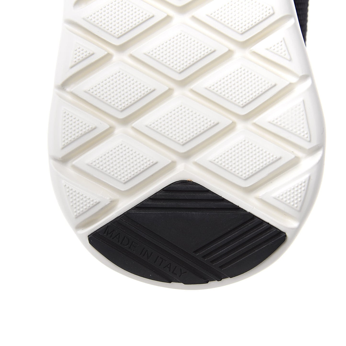 Stretch Fabric LV Black Heart Sock Sneaker 42 Black