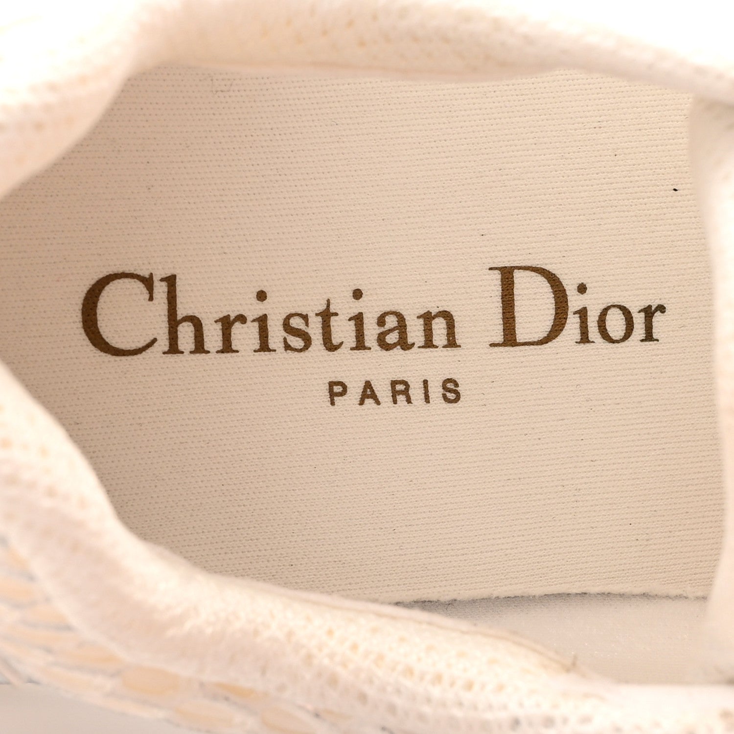 Christian Dior Matte Technical Fabric Mesh Dior Vibe Sneakers 36 White Silver 7 of 18