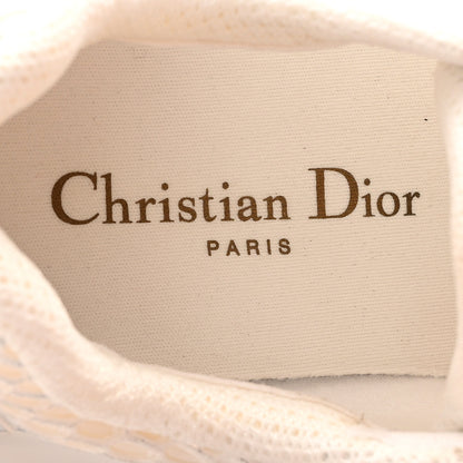 Christian Dior Matte Technical Fabric Mesh Dior Vibe Sneakers 36 White Silver 7 of 18