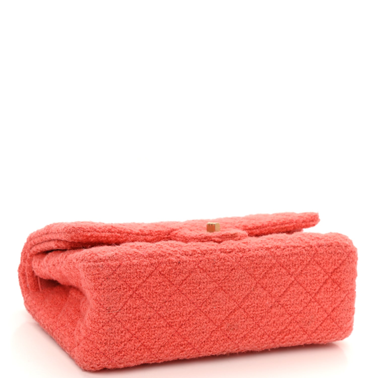 Chanel Wool Tweed Quilted 2.55 Reissue 225 Flap Coral 3 of 9