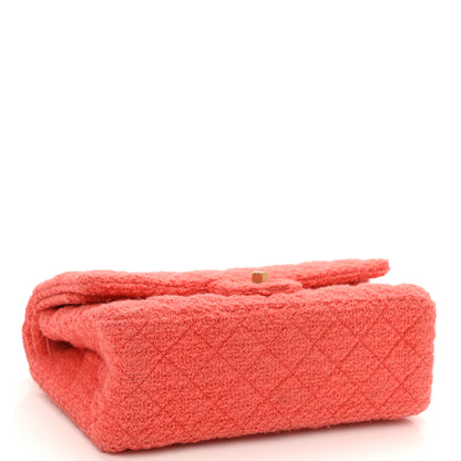 Chanel Wool Tweed Quilted 2.55 Reissue 225 Flap Coral 3 of 9