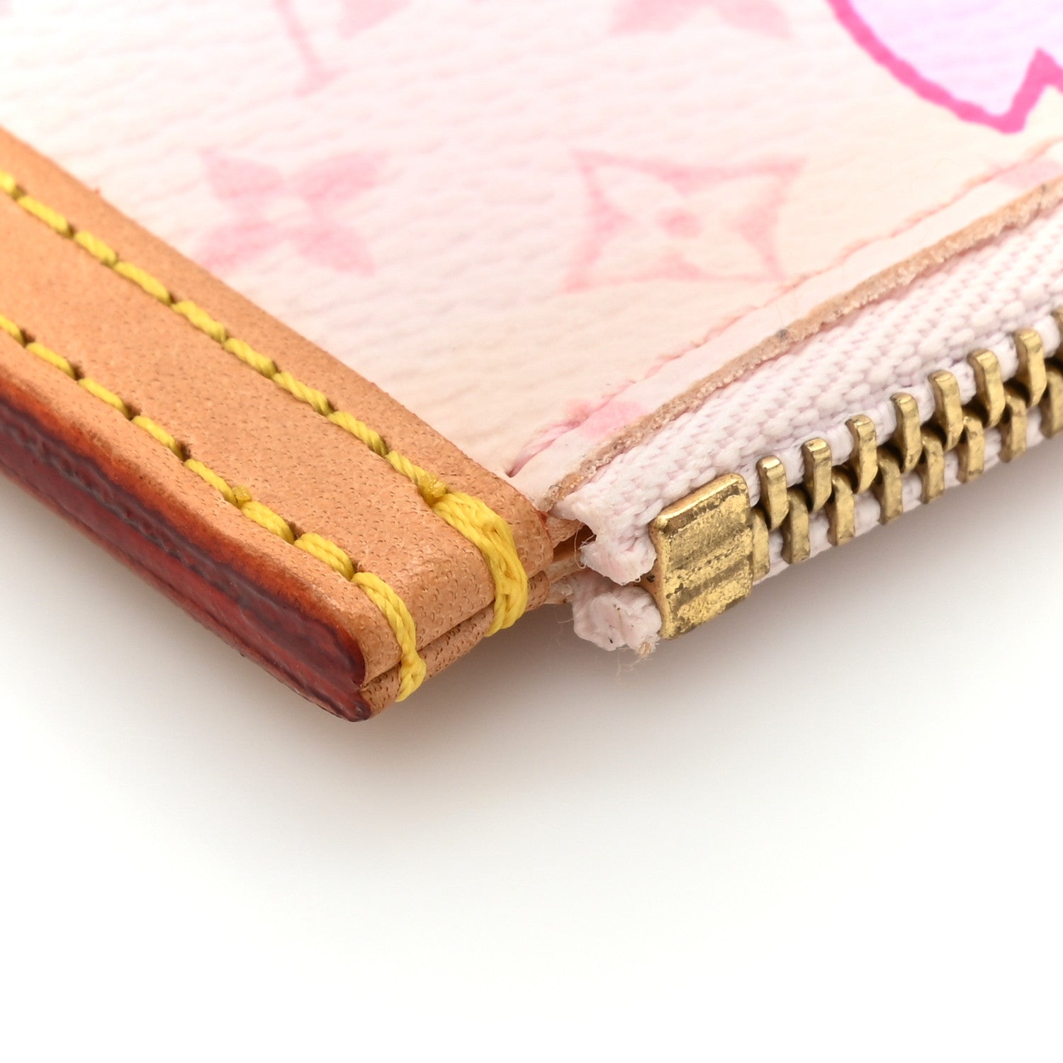 Louis Vuitton Monogram Cherry Blossom Key Pouch Pink 10 of 10
