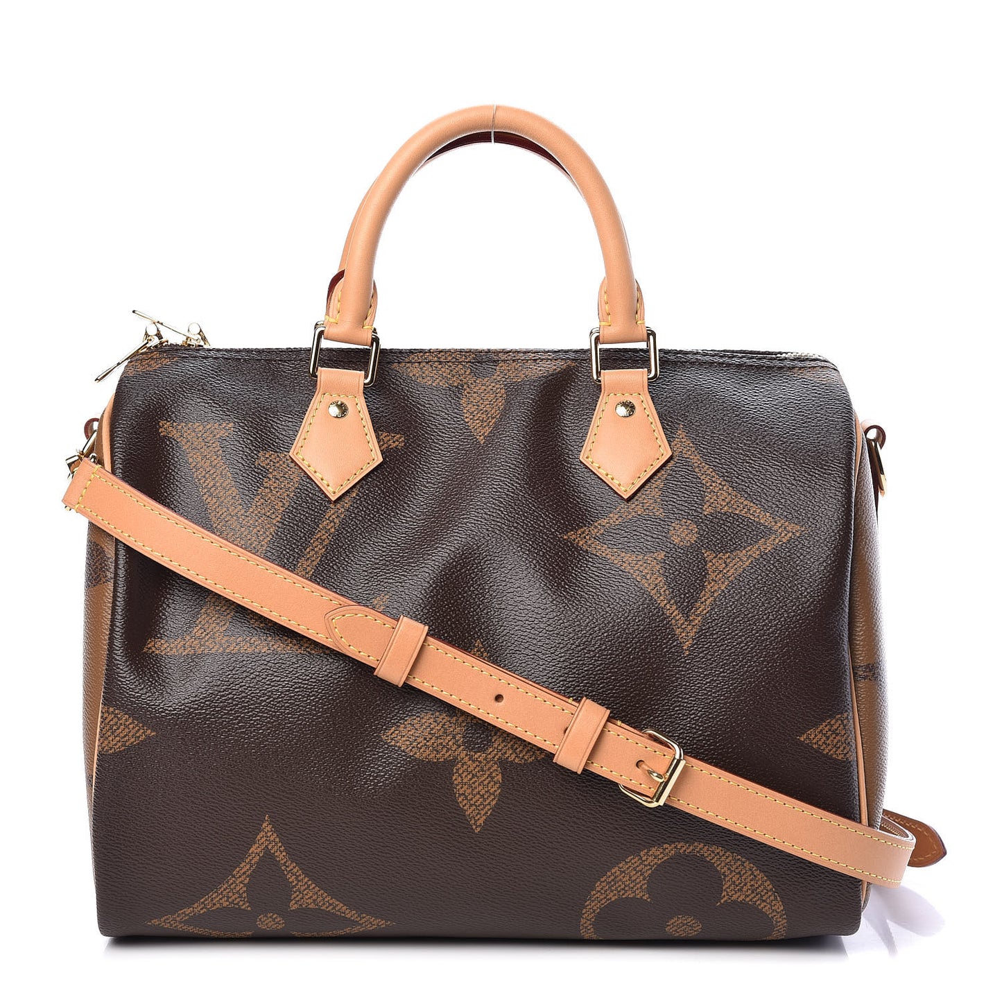 Reverse Monogram Giant Speedy Bandouliere 30