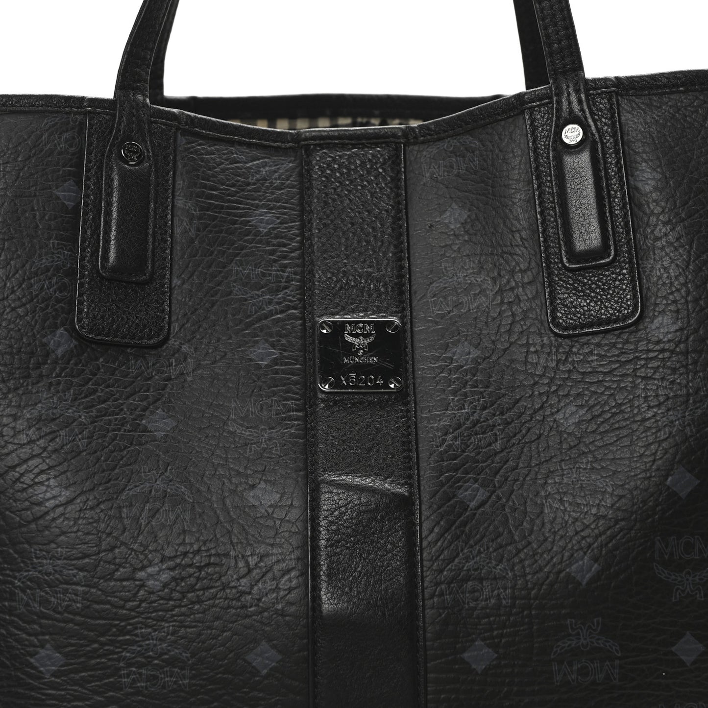 Visetos Large Liz Reversible Shopper Tote Black