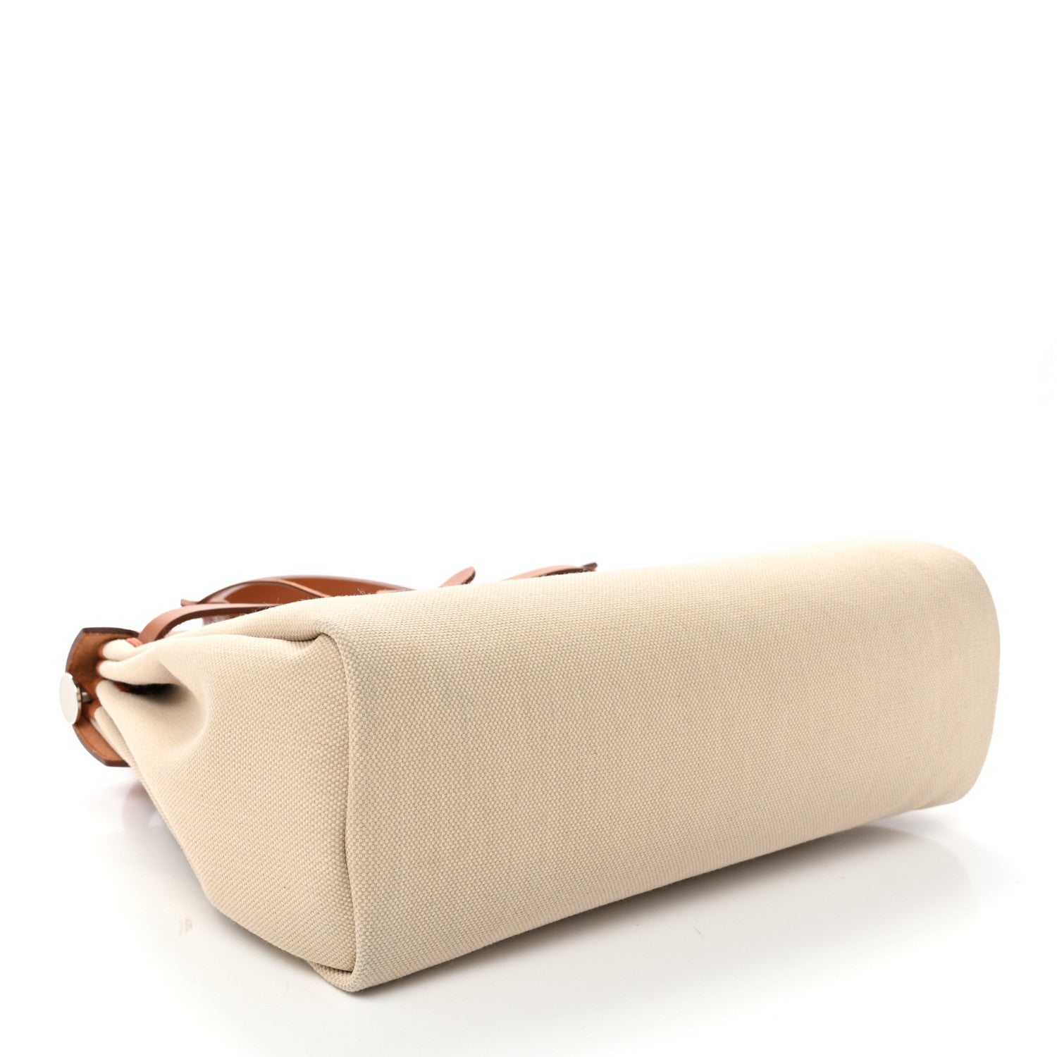 Hermes Military Toile Vache Hunter Herbag Zip Retourne 31 PM Beton Fauve 5 of 11