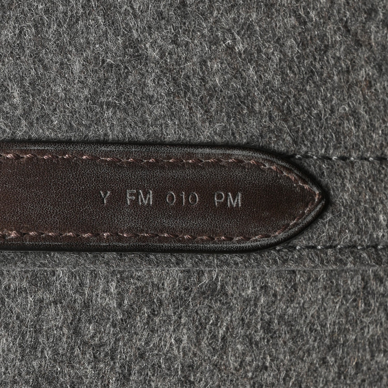 Hermes Felt Sac De Pansage Groom Bag Acier 7 of 10